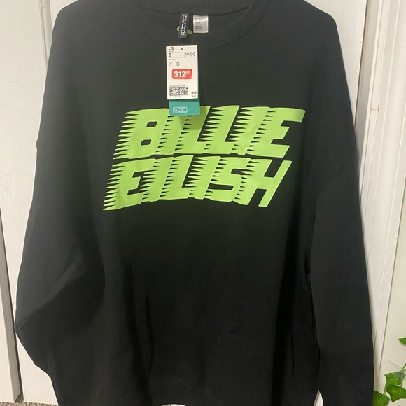 billie eilish h&m sweater